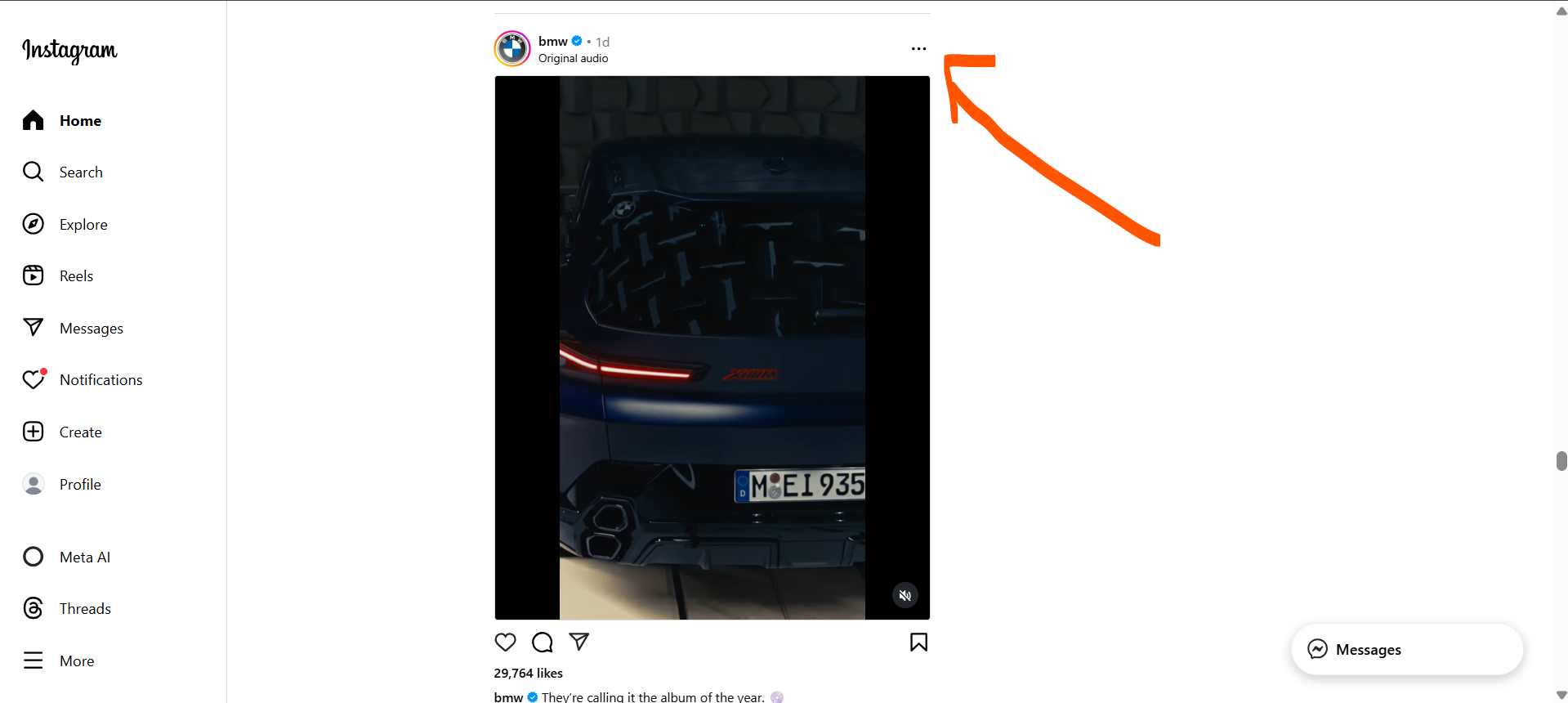 Illustration of Step 1: Copy the Instagram Reel, Video, Photo, or Story Link